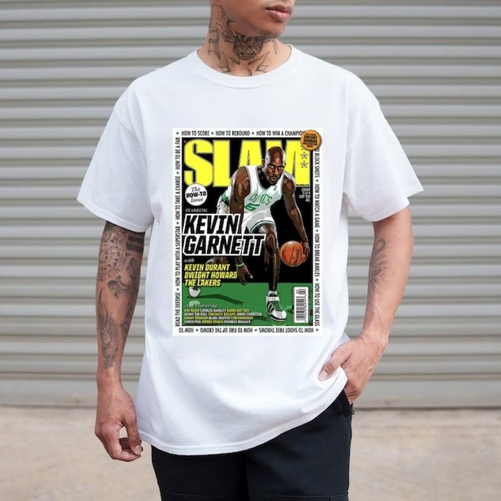Kevin Garnett Slam Inspired NBA Basketball Unisex T-shirt